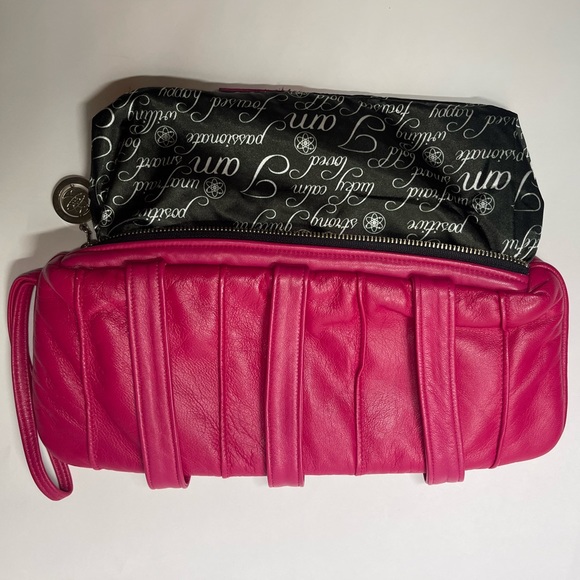 Pink Fuchsia Italian Leather Handbag - Picture 8 of 8